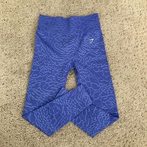 Gymshark Adapt Animal Seamless Legging size M - Blue